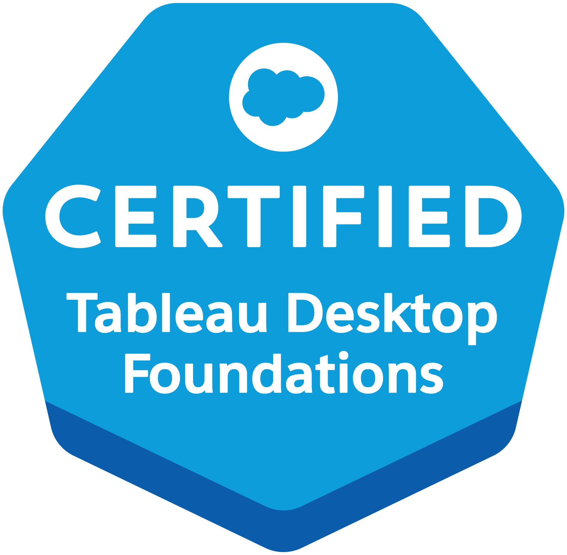 Salesforce Certified Tableau Desktop Foundations logo